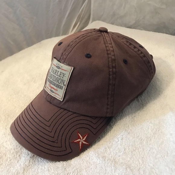 RK Strateman for Harley Davidson Adjustable Brown Cap - Picture 9 of 14